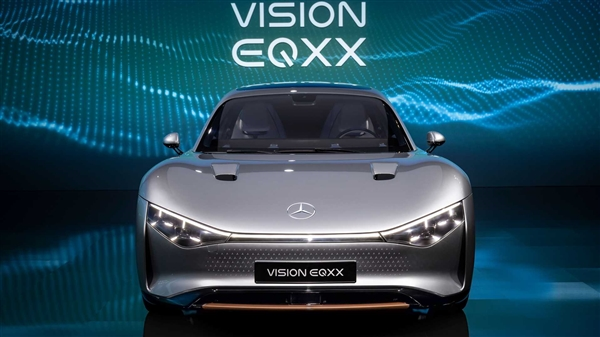 风阻系数史上最低 内置47.5英寸LED屏：奔驰VISION EQXX概念车正式发布