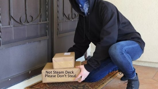 Steam Deck快递被偷 玩家喊话V社换个普通点的盒子
