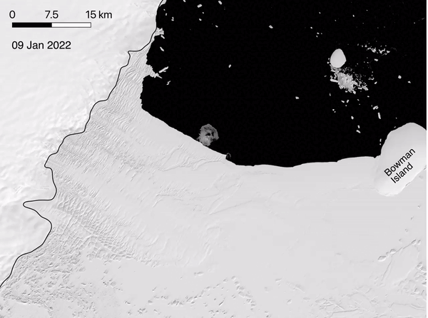 南极康格冰架完全崩塌：面积堪比洛杉矶 约1200平方公里